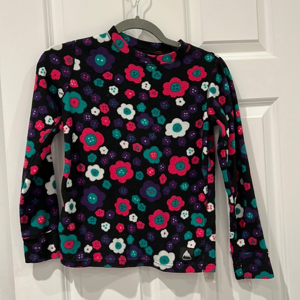 Burton fleece sweatshirt, kids size small